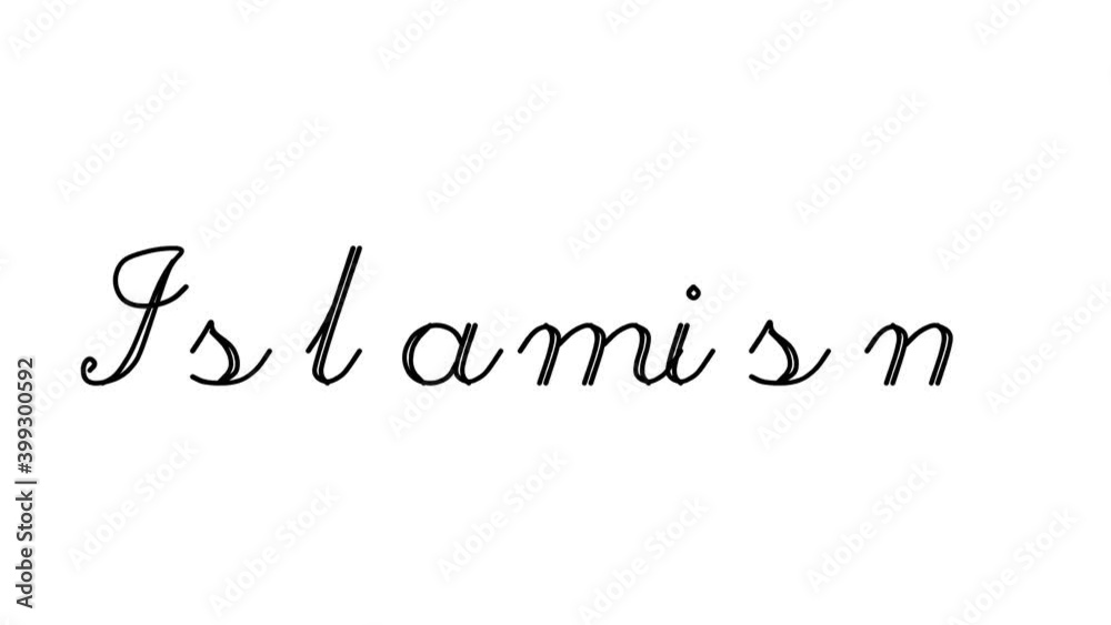 Islamism Decorative Handwriting Animation in Six Cursive and Gothic Fonts Islamism Decorative Handwriting Animation in Six Cursive and Gothic Fonts