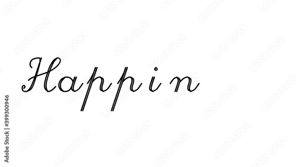 Happiness Decorative Handwriting Animation in Six Cursive and Gothic Fonts Happiness Decorative Handwriting Animation in Six Cursive and Gothic Fonts