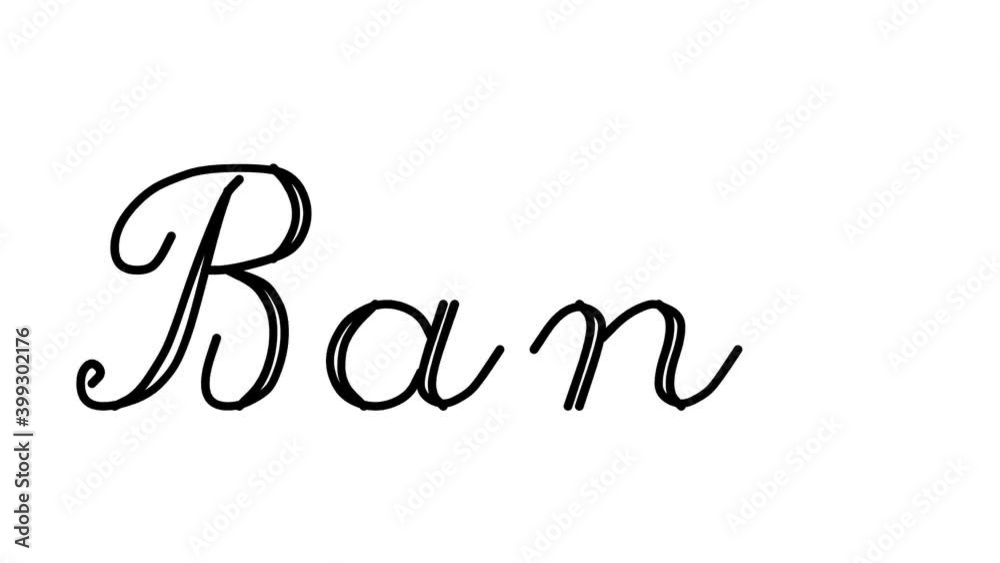 Band Decorative Handwriting Animation in Six Cursive and Gothic Fonts Band Decorative Handwriting Animation in Six Cursive and Gothic Fonts