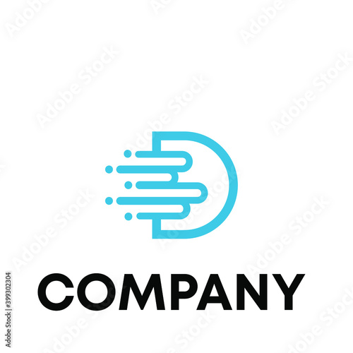 D data logo design