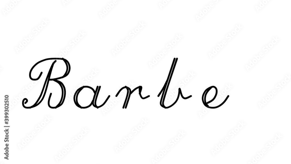 Barber Decorative Handwriting Animation in Six Cursive and Gothic Fonts Barber Decorative Handwriting Animation in Six Cursive and Gothic Fonts