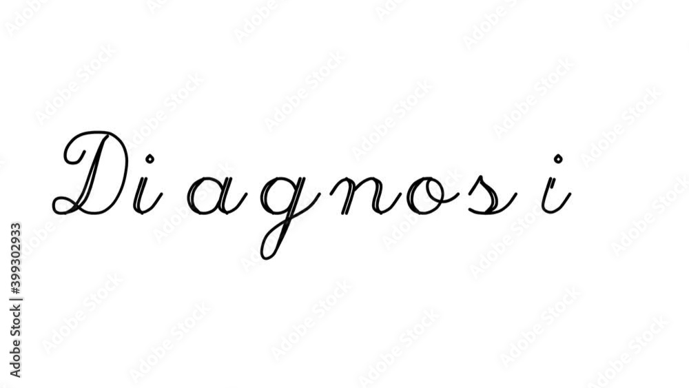 Diagnosis Decorative Handwriting Animation in Six Cursive and Gothic Fonts Diagnosis Decorative Handwriting Animation in Six Cursive and Gothic Fonts