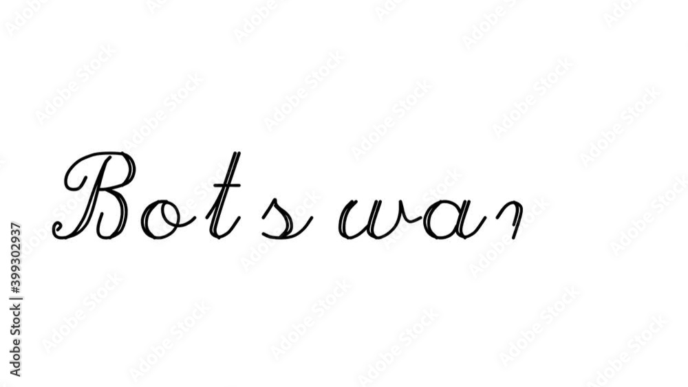 Botswana Decorative Handwriting Animation in Six Cursive and Gothic Fonts Botswana Decorative Handwriting Animation in Six Cursive and Gothic Fonts
