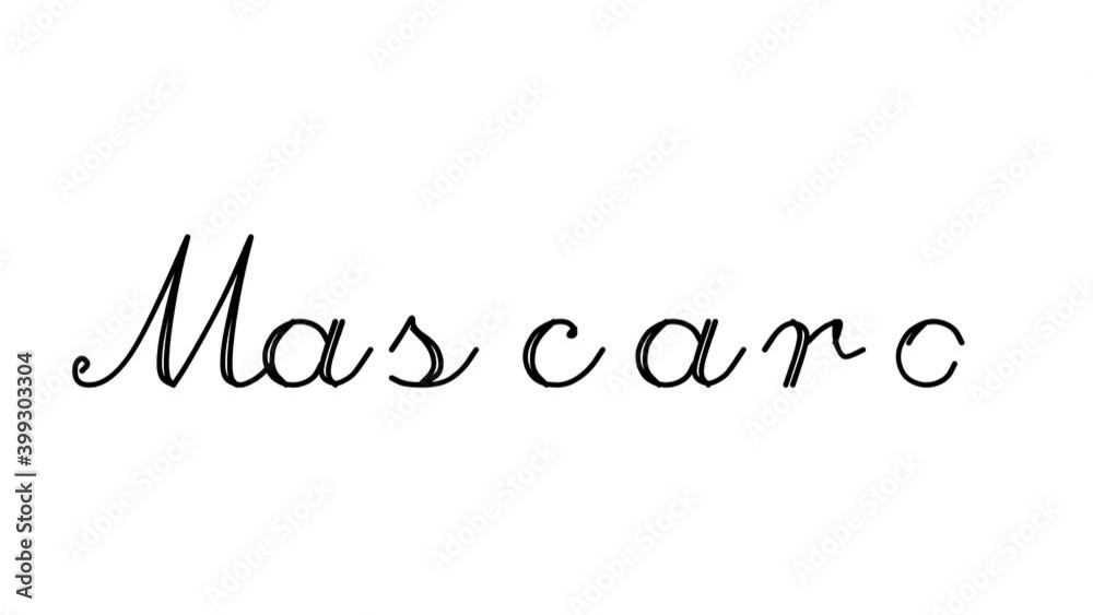 Mascara Decorative Handwriting Animation in Six Cursive and Gothic Fonts Mascara Decorative Handwriting Animation in Six Cursive and Gothic Fonts