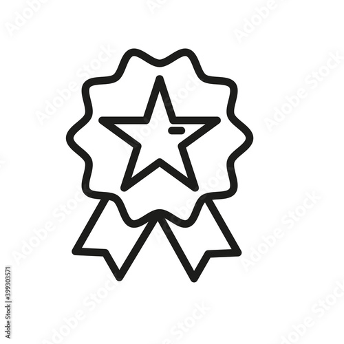 Award Outline Icon. Element For Mobile Concept And Web Apps. Thin Line Vector Icons For Website Design And Development, App Development. Premium Quality