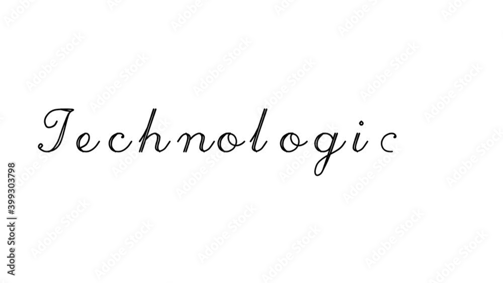 Technological Decorative Handwriting Animation in Six Cursive and Gothic Fonts Technological Decorative Handwriting Animation in Six Cursive and Gothic Fonts