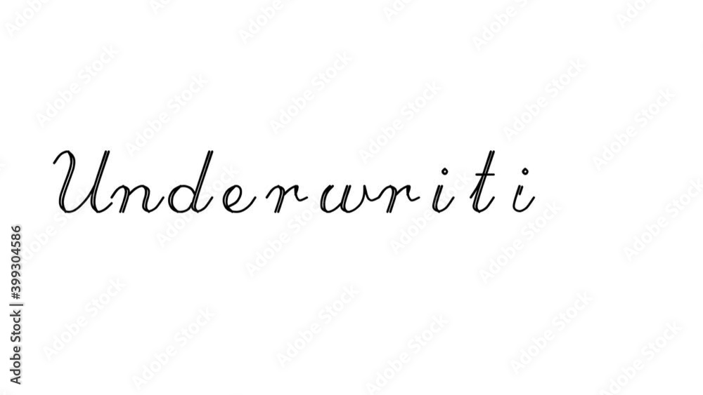 Underwriting Decorative Handwriting Animation in Six Cursive and Gothic Fonts Underwriting Decorative Handwriting Animation in Six Cursive and Gothic Fonts
