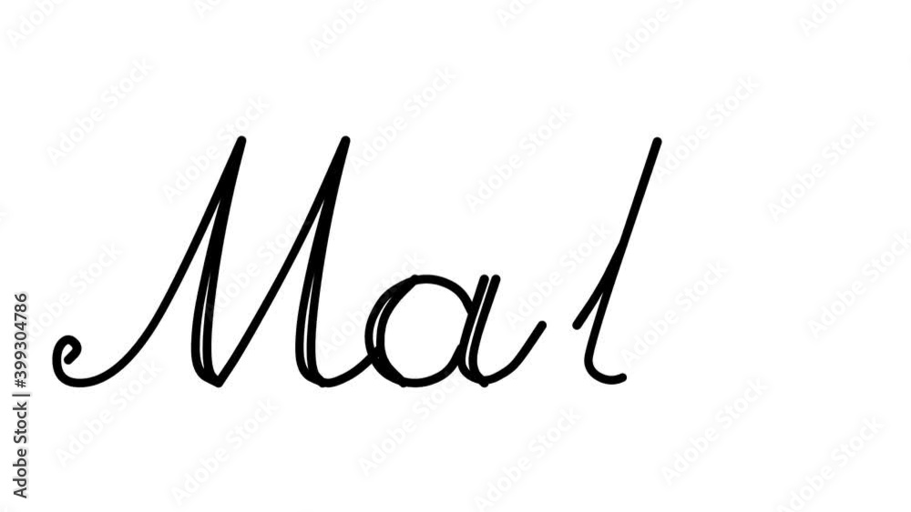 Mall Decorative Handwriting Animation in Six Cursive and Gothic Fonts Mall Decorative Handwriting Animation in Six Cursive and Gothic Fonts