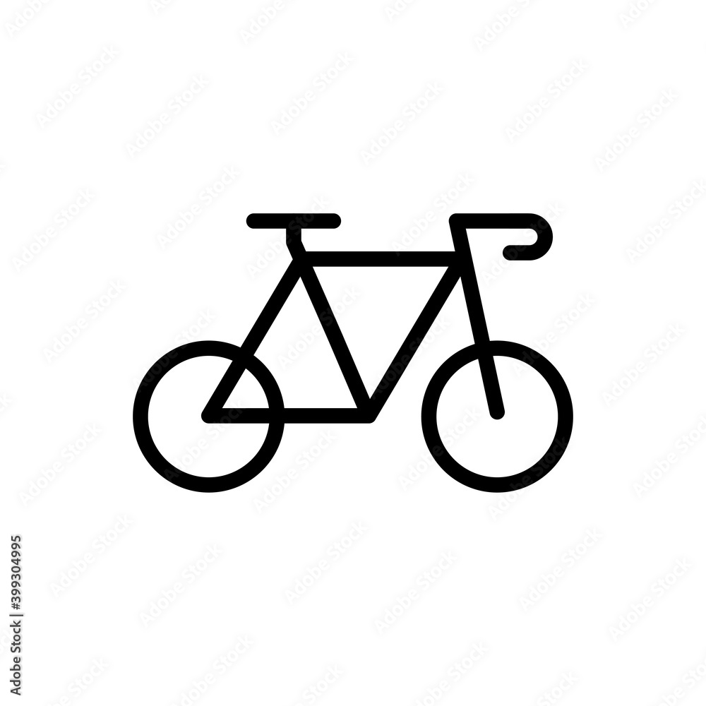   Bike Outline Vector Icon. Modern Style, Premium Quality.