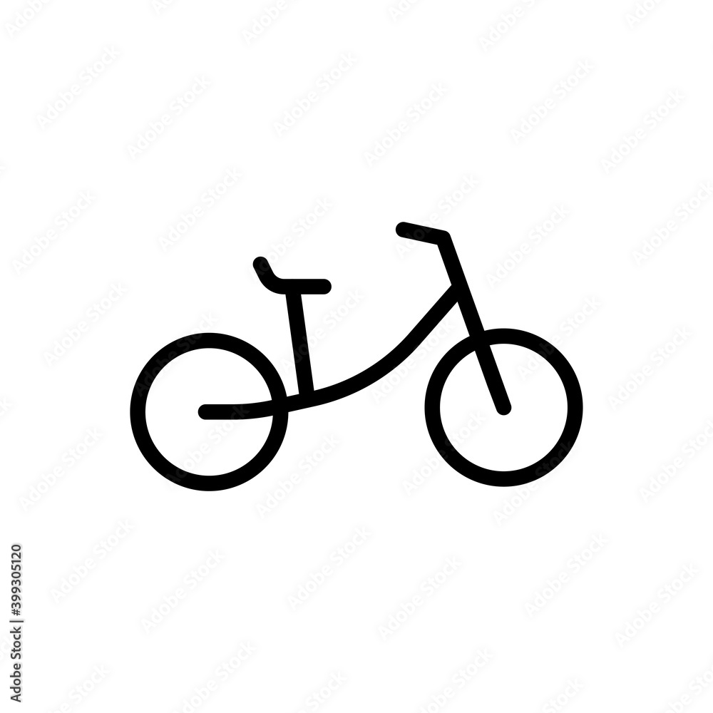 Bike Outline Vector Icon. Modern Style, Premium Quality. Bike Outline Vector Icon. Modern Style, Premium Quality.