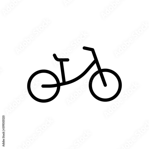  Bike Outline Vector Icon. Modern Style, Premium Quality.