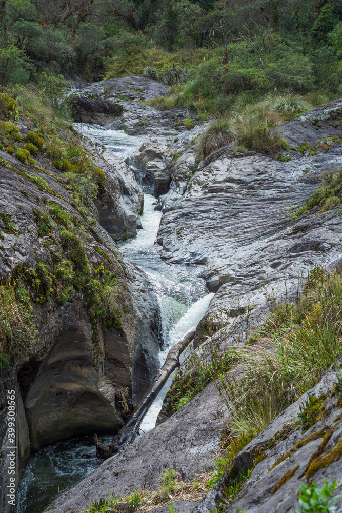 river in the Ecuadorian Andes