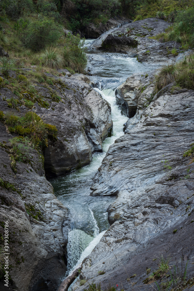 river in the Ecuadorian Andes