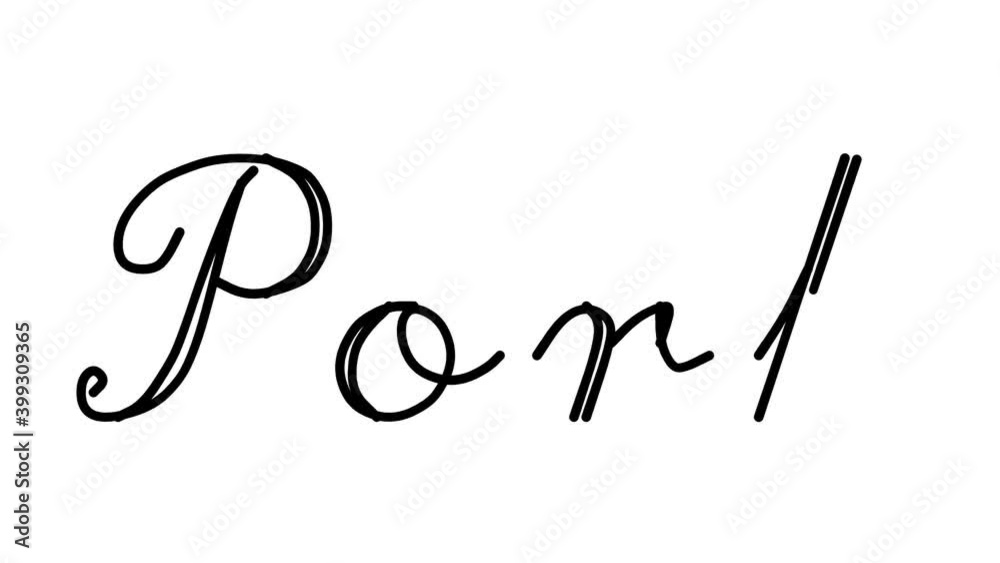 Pork Decorative Handwriting Animation in Six Cursive and Gothic Fonts Pork Decorative Handwriting Animation in Six Cursive and Gothic Fonts