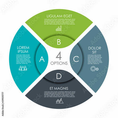 Infographic design template with place for your data. Vector illustration.