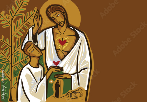 Photography Jesus sends the disciple on a mission