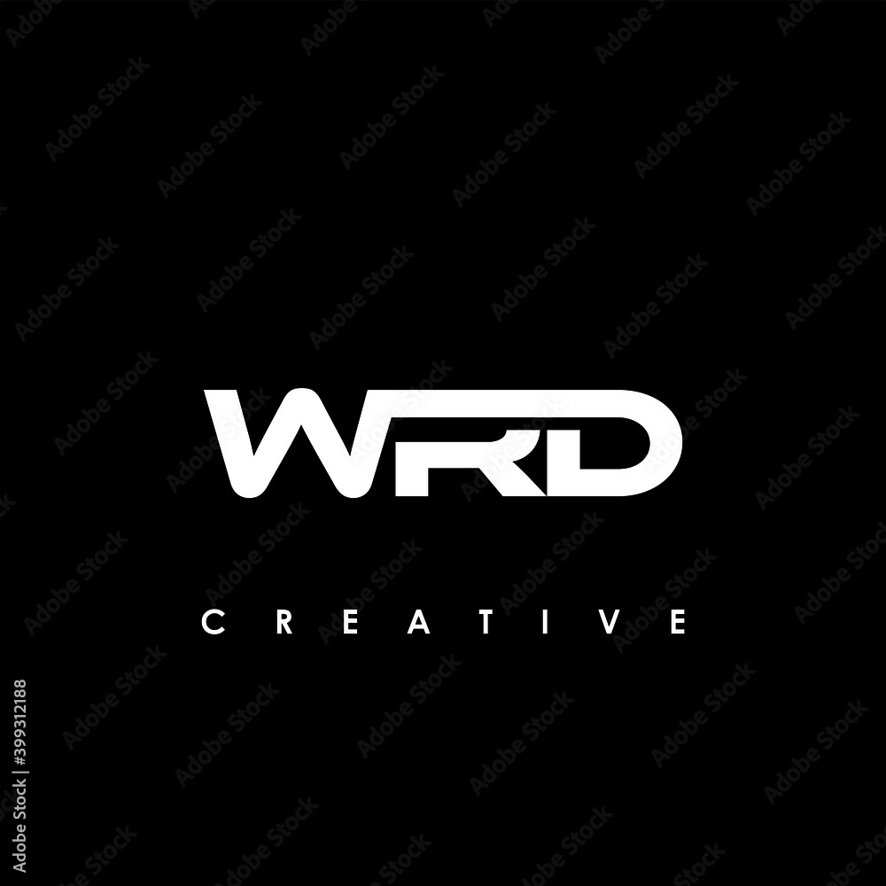 WRD Letter Initial Logo Design Template Vector Illustration WRD Letter Initial Logo Design Template Vector Illustration