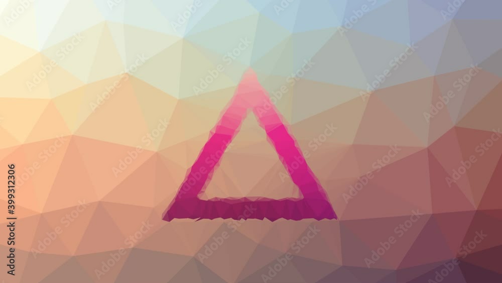 triangle empty fade interesting tessellated looping moving triangles
