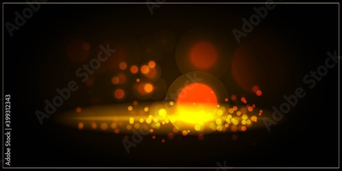 NEW YEAR GREETING BACKGROUND CONCEPT ,VECTOR ILLUSTARTION, BEAUTIFUL COLURFUL LIGHT BOKEH