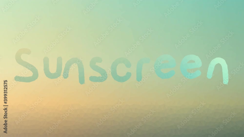 Sunscreen dissolving techno tessellating looping animated polygons Sunscreen dissolving techno tessellating looping animated polygons
