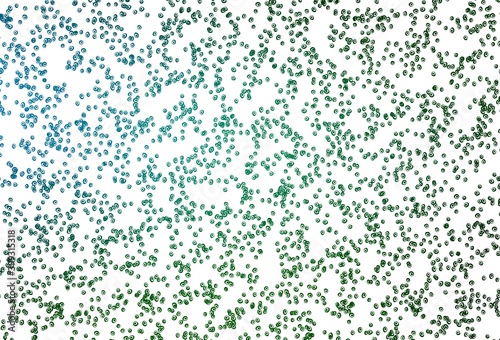 Light Blue, Green vector template with circles.