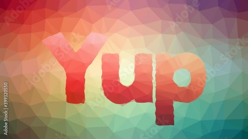 Yup Dissolving Techno Tessellated Looping Moving Polygons