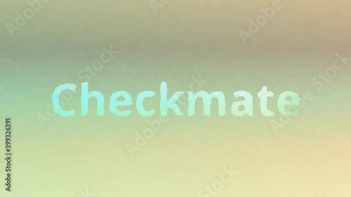 Checkmate Fade Modern Tessellated Looping Moving Polygons photo