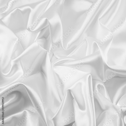 White silk fabric lines