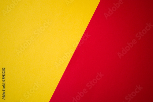 Yellow and red diagonally divided background