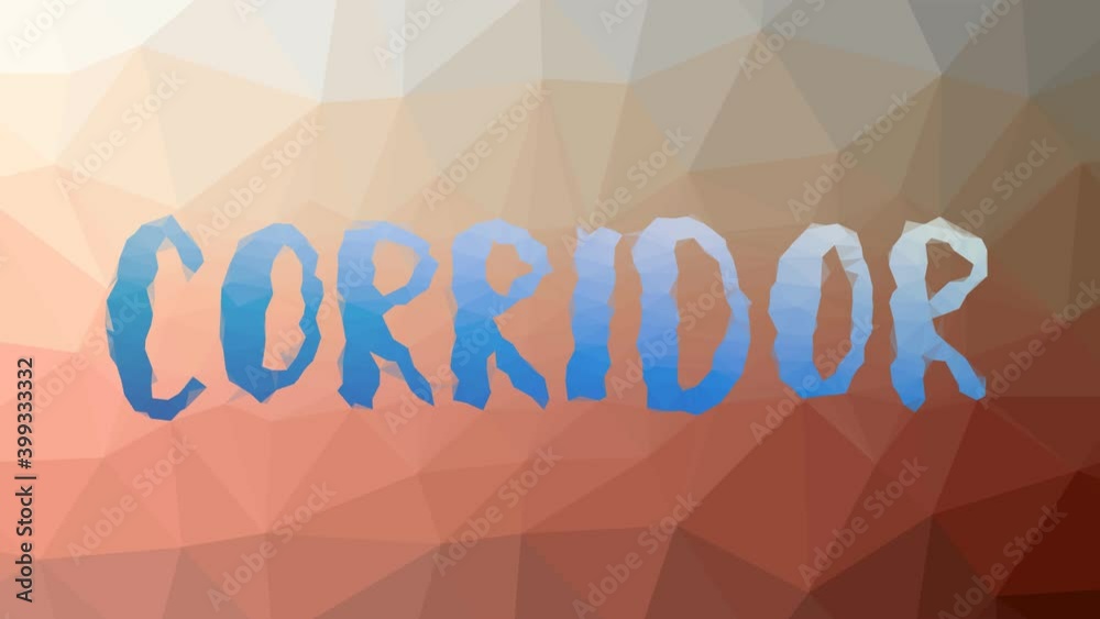 Corridor appearing weird tessellated looping animated polygons Corridor appearing weird tessellated looping animated polygons