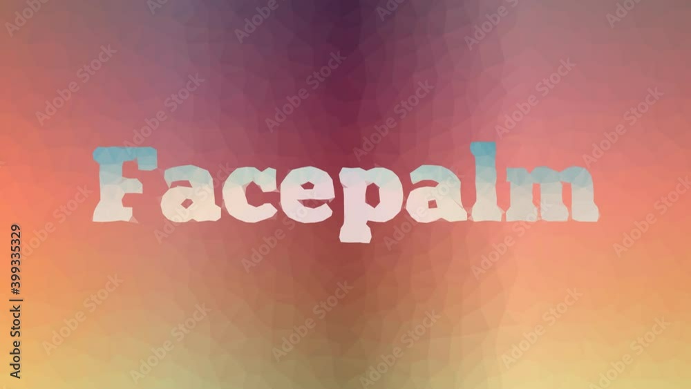 Facepalm Appearing Weird Tessellating Looping Moving Polygons Facepalm Appearing Weird Tessellating Looping Moving Polygons