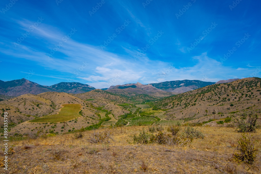 landscape with mountains and sky landscape with mountains and sky