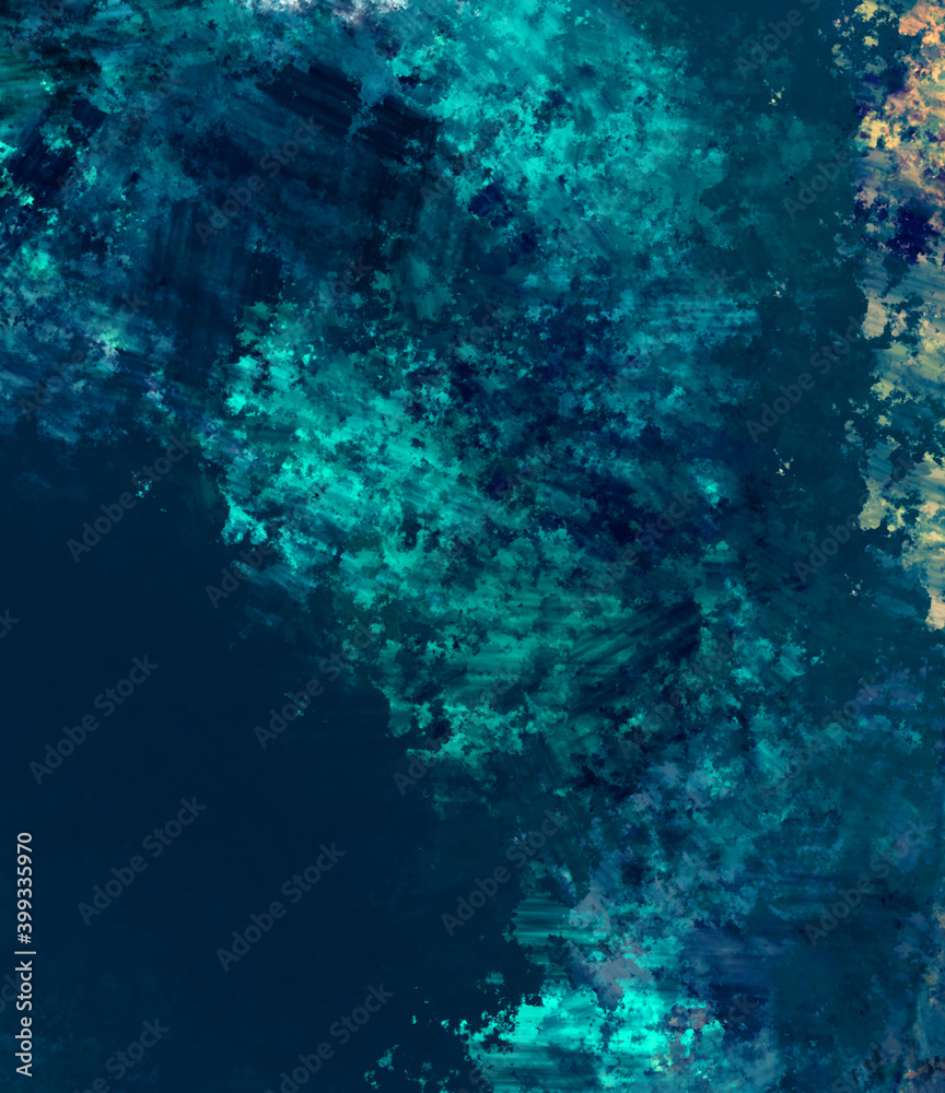 Fototapeta premium Brushed Painted Abstract Background. Brush stroked painting. Artistic vibrant and colorful wallpaper.