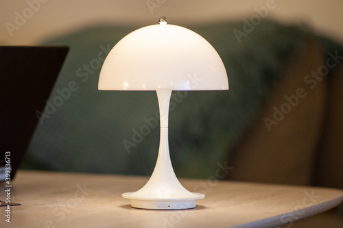 Verner Panton lamp lights up the home office