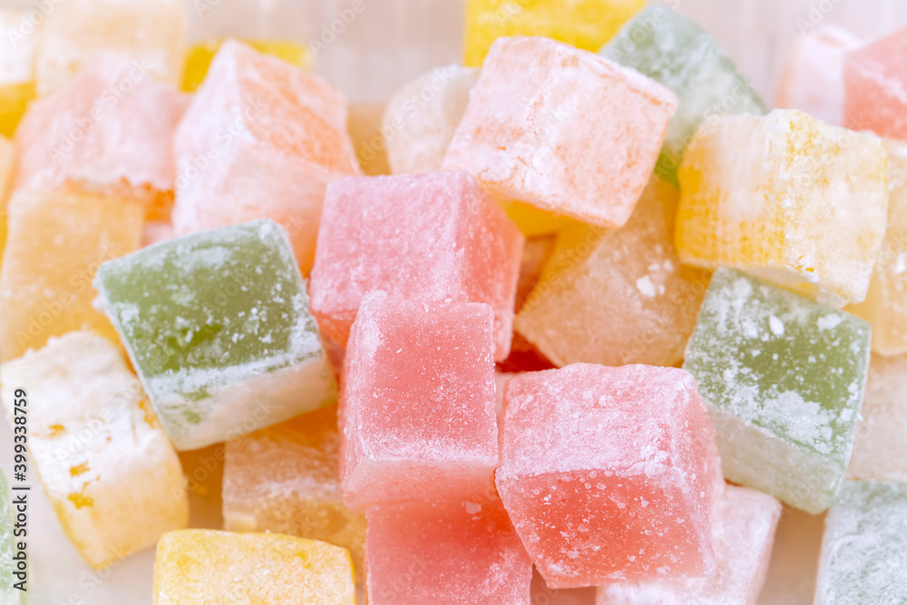 Traditional delicious Turkish delight