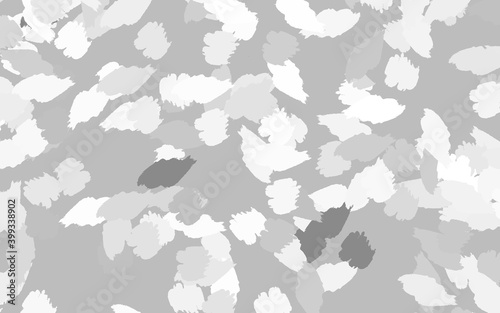 Light Gray vector background with abstract shapes.