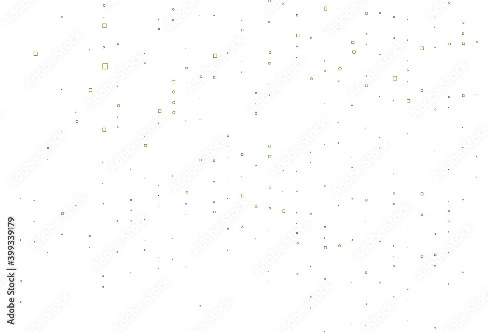 Light Green vector cover with polygonal style.