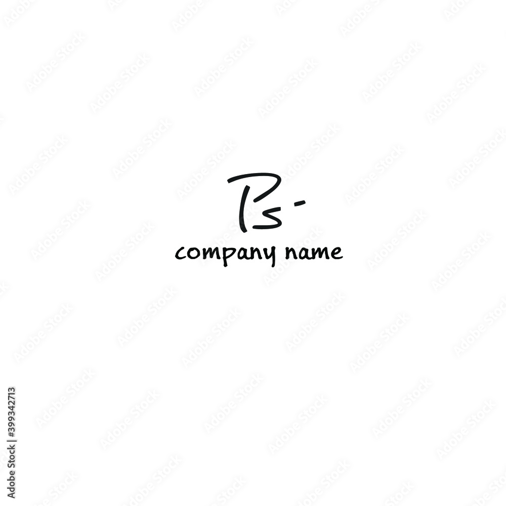 PS initial beauty monogram and elegant logo design PS initial beauty monogram and elegant logo design