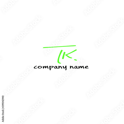 Free Download TK initial beauty monogram and elegant logo design - GFXLoad
