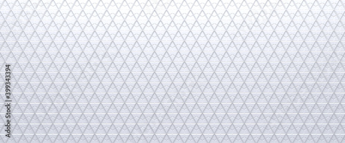 White tiled triangular abstract texture background. Extruded triangles surface. 3d render.