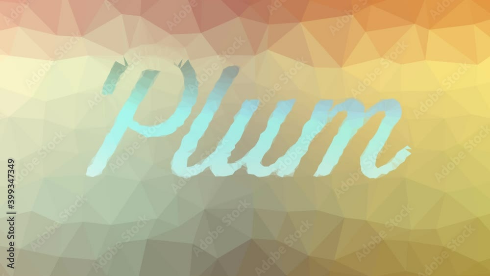 Plum appearing modern tessellated looping animated polygons Plum appearing modern tessellated looping animated polygons