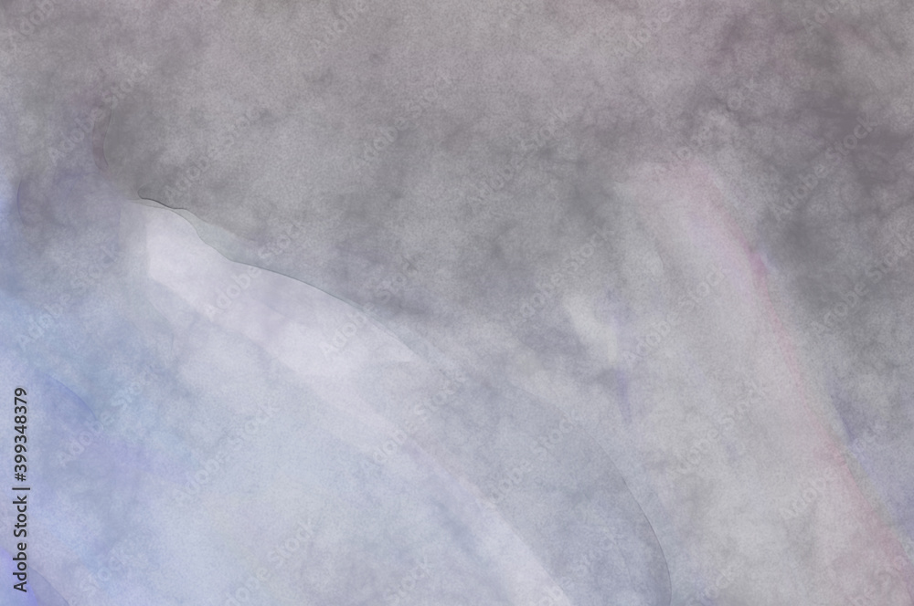 Fototapeta premium Modern painting of soothing brush strokes resembling alcohol inks. Watercolor abstract painting with pastel colors for poster, wall art, banner, card, book cover or packaging.