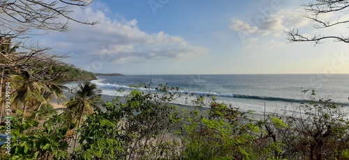beach in the morning