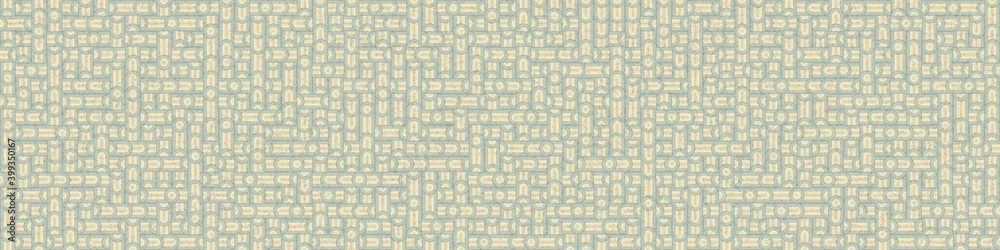 Fototapeta premium Abstract Geometric Pattern generative computational art illustration