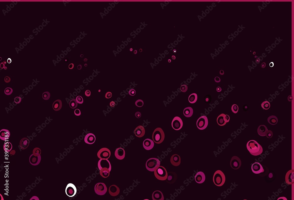Light Pink vector backdrop with dots.