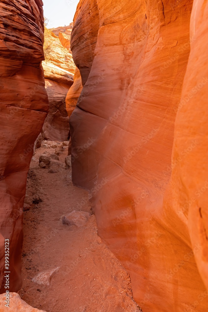 Beautiful landscape around Buckskin Gulch slot canyon