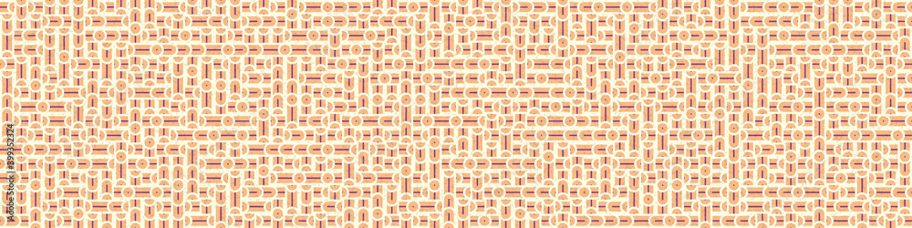 Fototapeta premium Abstract Geometric Pattern generative computational art illustration