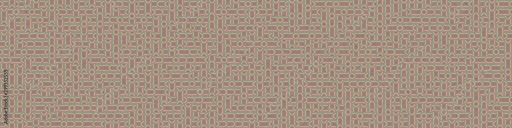 Fototapeta premium Abstract Geometric Pattern generative computational art illustration