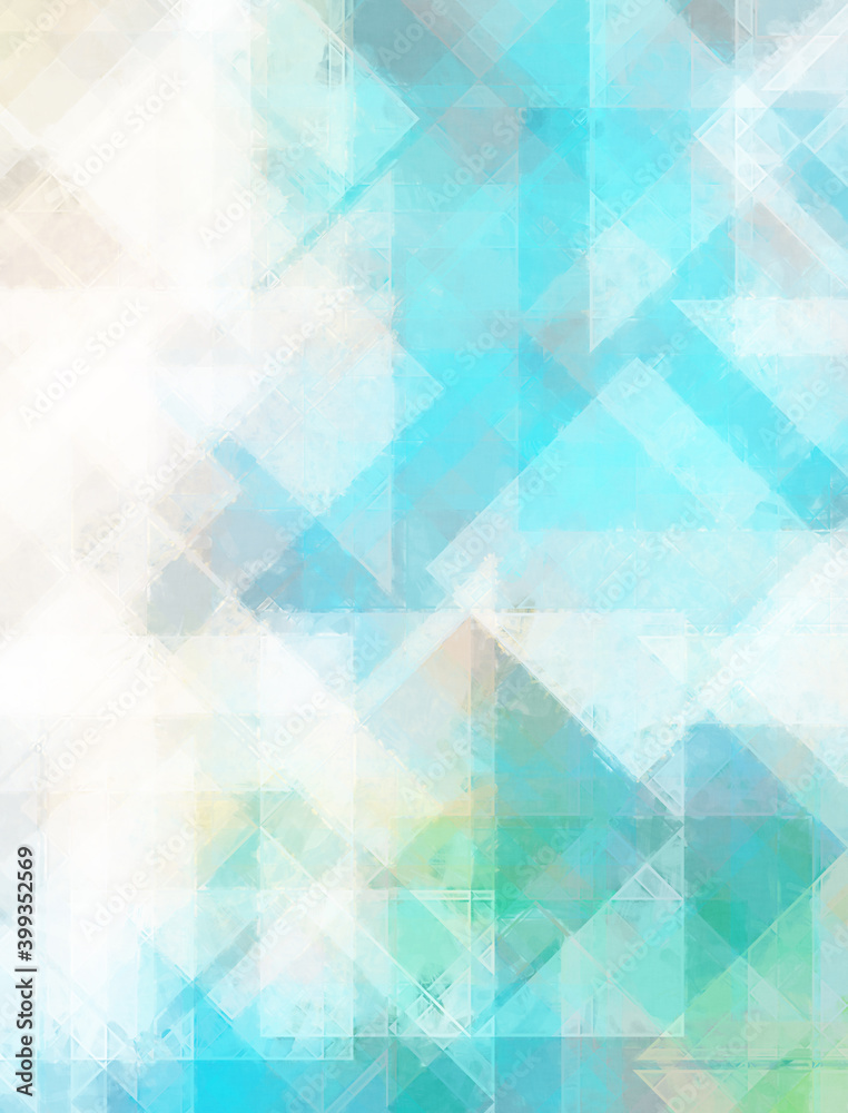 Fototapeta premium Modern art. Colorful contemporary artwork. Color strokes of paint. Brushstrokes on abstract background. Brush painting.