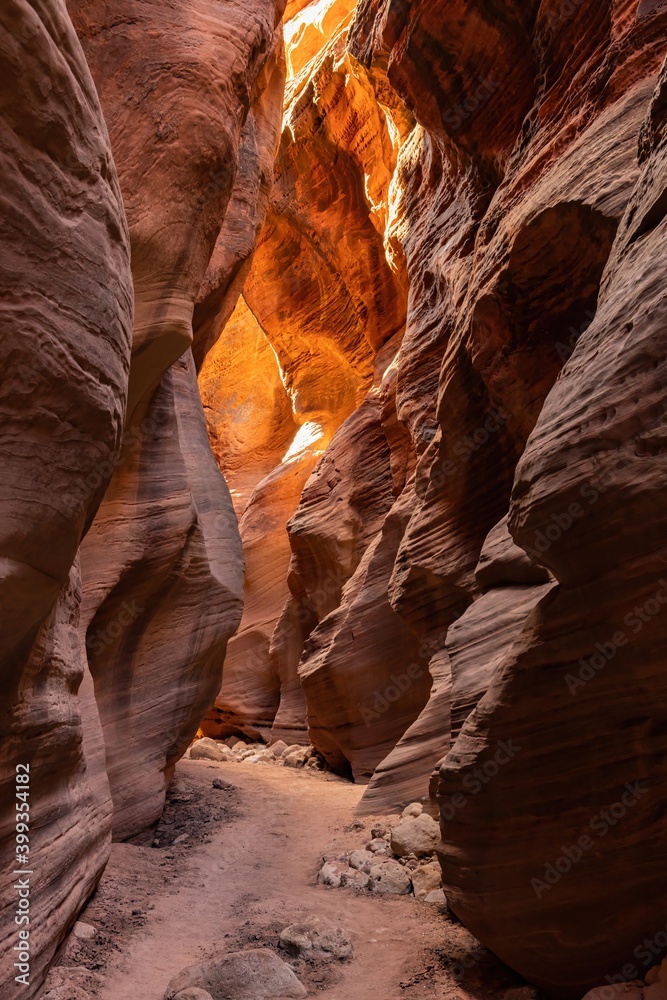 Beautiful landscape around Buckskin Gulch slot canyon